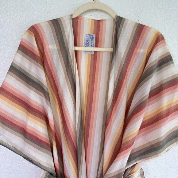 Vintage Texas Body Hangings Womens Cape Wrap Shawl Cardigan Southwestern Western - Picture 5 of 8